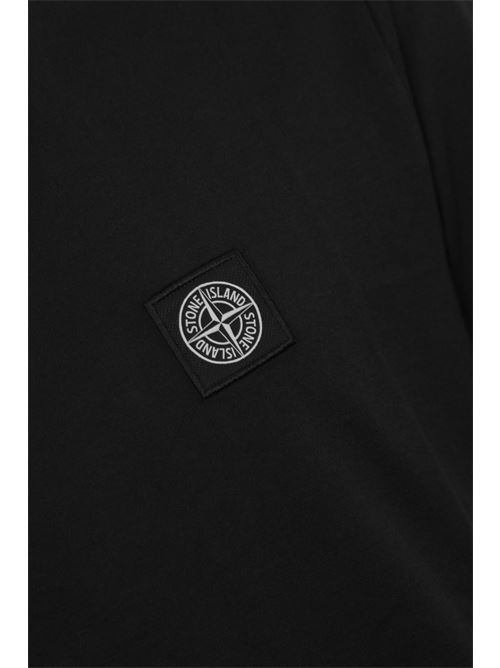 T-shirt 2100039 in cotone Black STONE ISLAND | 2100039S0013V0029